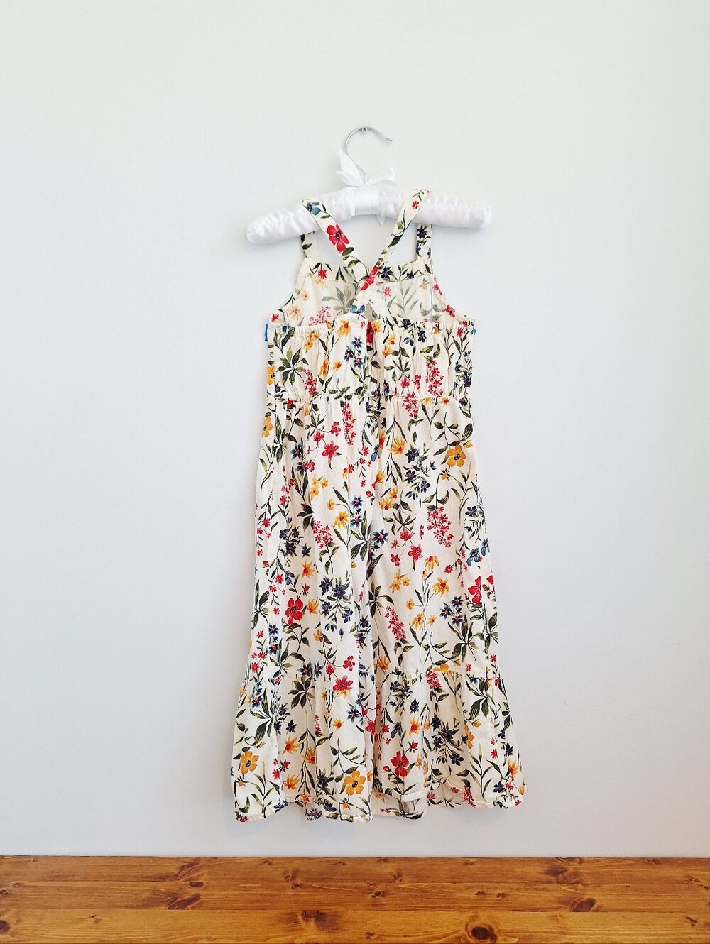 Old Navy Sleeveless Printed Square-Neck Midi Dress - Girls Small 6/7 - Picture 5 of 8